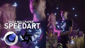 Butterflys I Everyday/Daily render I Cinema4D and Octane render Speedart I Damongraphics