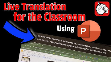 Live Translation using PowerPoint in the Classroom