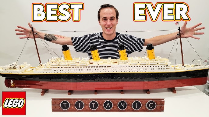 LEGO Sinking Titanic, At Brickvention in 2010 I built a 250…