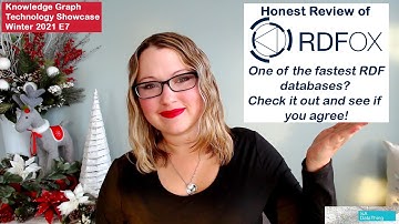 Knowledge Graph Technology Showcase (Winter 2021) E7: RDFox