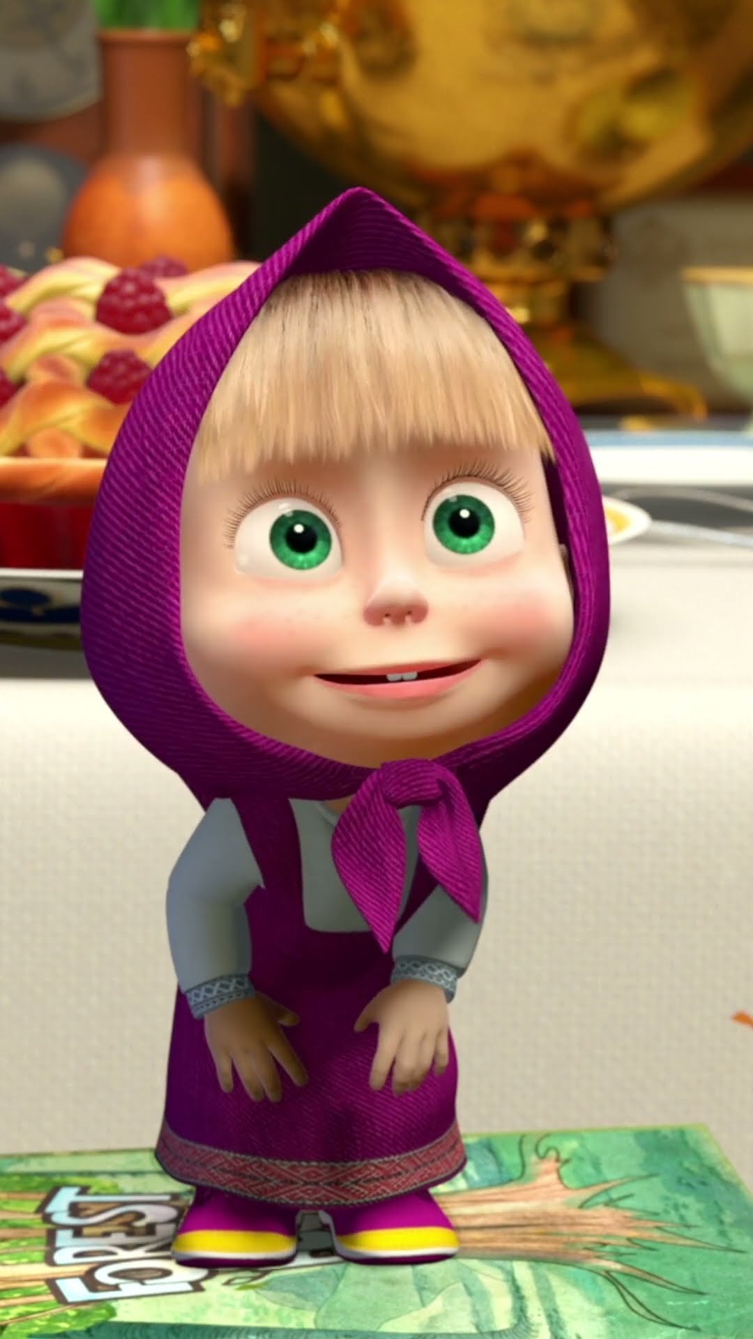 كيف تتخلص من الحازوقة؟ الطريقة الأولى?? mashabeararabic #shorts #arabic #mashaandthebear# #ماشاوالدب