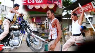 Cwe Singham Dubey Goes Crazy And Hits Shop Owner Guy With Light Tube.