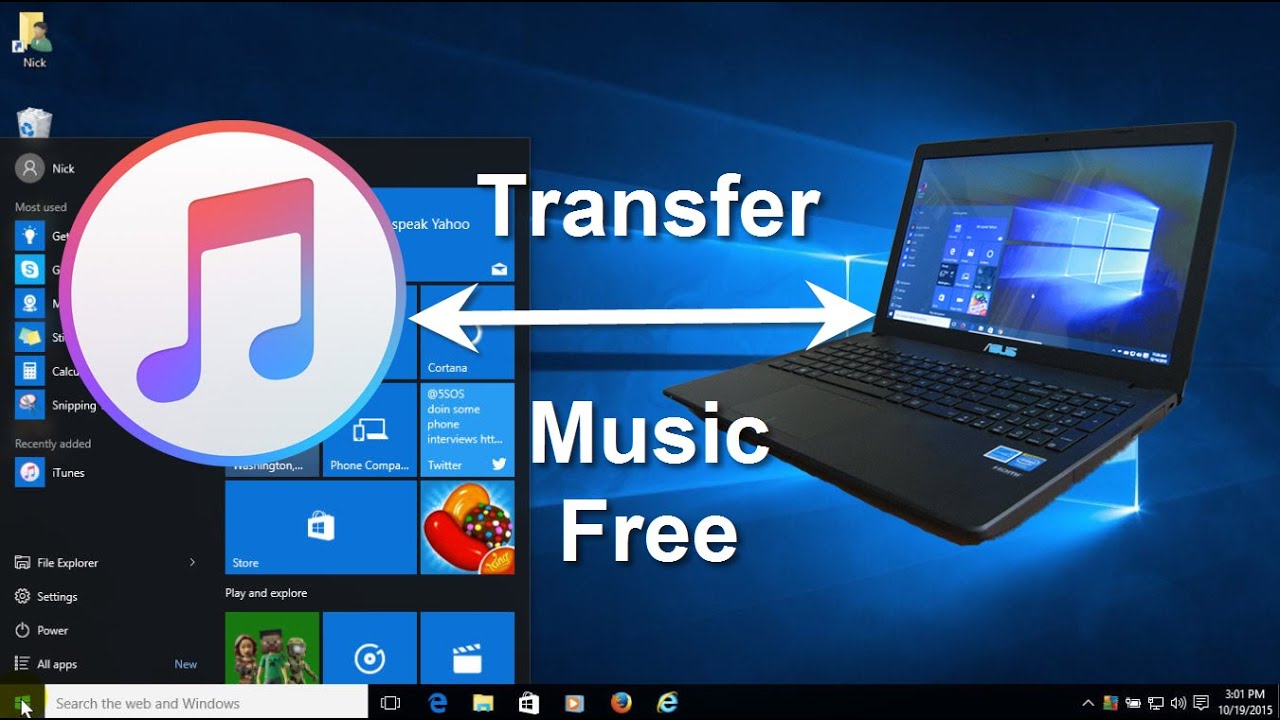 download music to windows 10