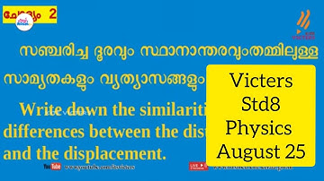 Firstbell 2.0 Std 8 Physics Assignment 25 August 2021