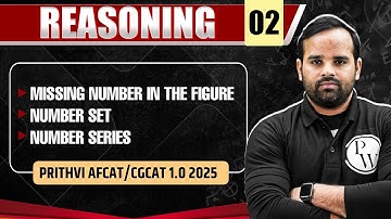 Missing Number in The Figure, Number Set & Number Series | Reasoning for AFCAT/CGCAT 1.0 2025 🔥