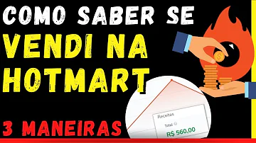 Como saber se vendeu no Hotmart?