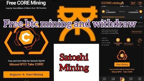 Free Btcs Crypto Mining | Satoshi Mining Live Withdraw Proof | By Mansingh Expert | core mining
