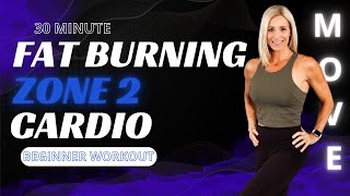 30 Minute BEGINNER Fat Burning Workout | Zone 2 Cardio Workout