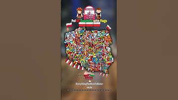 Polish counties with flags! 🇵🇱🌆 #shorts #map #europe #geography