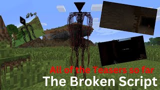 (Minecraft: The Broken Script) All TBS teasers so far.