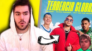 REACCIÓN A | BLESSD, MYKE TOWERS, OVY ON THE DRUMS - TENDENCIA GLOBAL (OFFICIAL VIDEO)