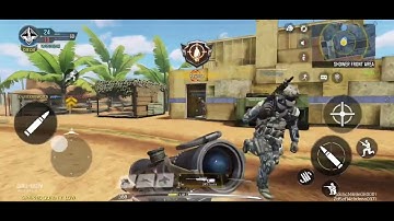 Playing COD mobile: Gun Game team fight 