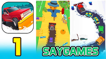 Clean Road - Gameplay Walkthrough Part 1 New Release  (by SayGames) (iOS, Android) Hyper Casual🚗🚗🚗