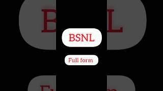 BSNL Full form