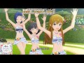 【ミリシタMVAS】カーテシーフラワー (三浦あずさ,高坂海美,中谷育) シルバームーンライト アナザーシェーダー陰強