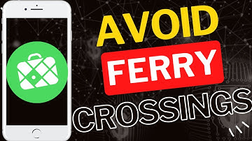 Hoe u veerbootovertochten in de Maps Me-app kunt vermijden