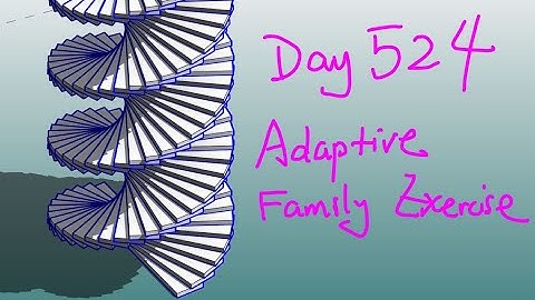 Everyday Revit (Day 524) - Adaptive Family Exercise
