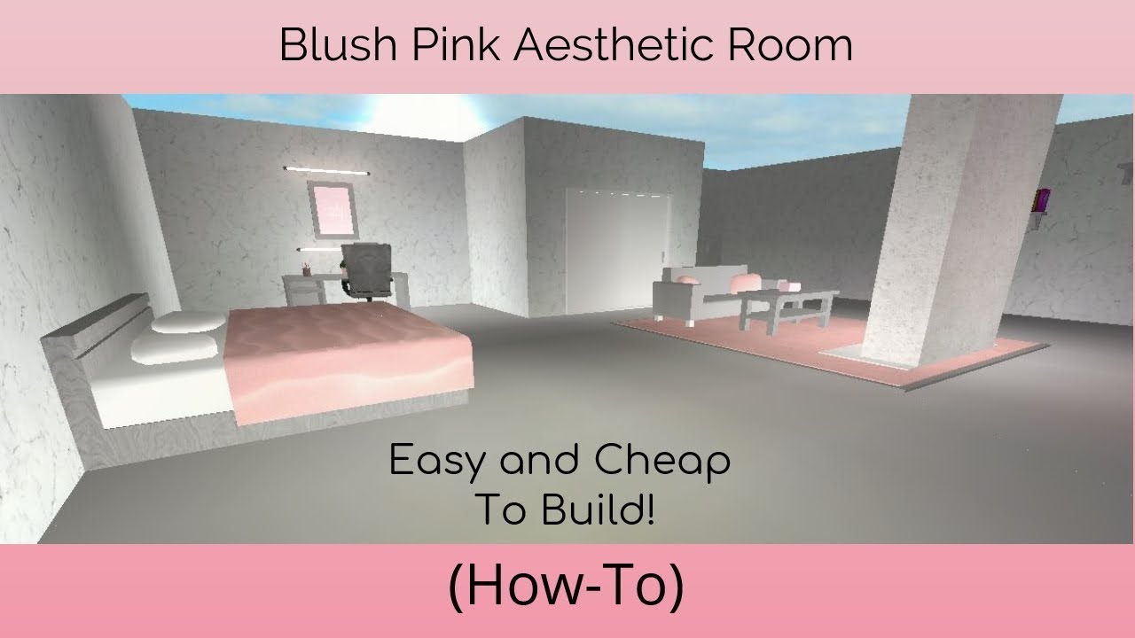 How To Build A Blush Pink Aesthetic Room Welcome To Bloxburg