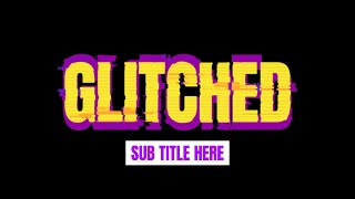 Double Glitched Title Overlay fro Premiere Pro mp4