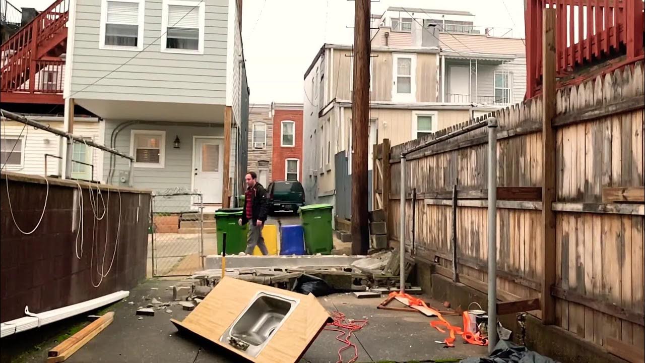 How to knock down a cinder block wall YouTube