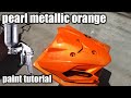 Step by step paint tutorialpaano magpintura tutorial para sa mga beginnersmetallic orange