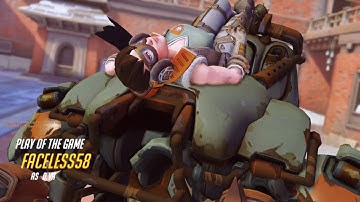 Quintuple D.VA bomb after game ends. Literal Game Over achievement
