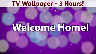 Welcome Home Party Creative Decoration Idea For Your Tv Screen