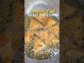 Chana dal mini samosa | mini samosa snack| daal samosa recipe| chana dal snack|samosa recipe#shorts