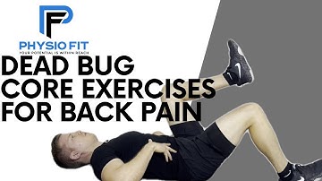 Dead Bug Core Exercises for Back Pain