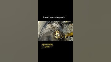 tunnel making work #tunnel #tunnelling #construction