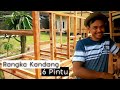 Rangka kandang ayam 6 pintu untuk ayam bangkok ini sangat MUDAH, MURAH, KUAT dan KOKOH