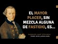 FRASES  y REFLEXIONES  de Immanuel Kant.