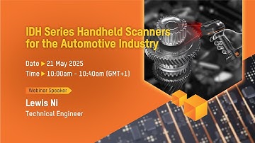 Online Webinar Invitation/IDH Series Handheld Scanner for the Automotive