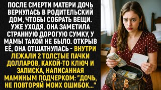 видео: После смерти матери дочь вернулась в родительский дом, чтобы собрать вещи. Уже уходя, она заметила.. картинка: После смерти матери дочь вернулась в родительский дом, чтобы собрать вещи. Уже уходя, она заметила..