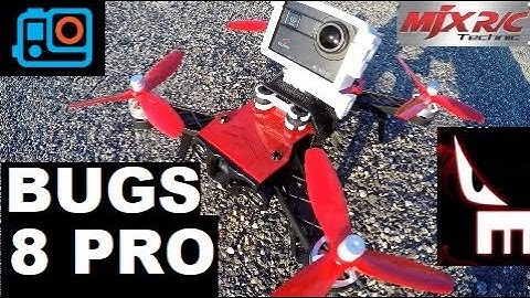 BUGS 8 PRO GoPro Action Cam AGGRESSIVE FLIGHT Heavy Burn on DRONE