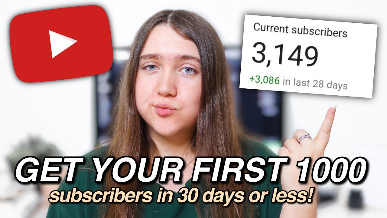 1000 SUBSCRIBERS IN 30 DAYS: Grow on YouTube FAST in 2020!