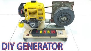 Build 220v Dynamo Generator Using 4stroke Engine