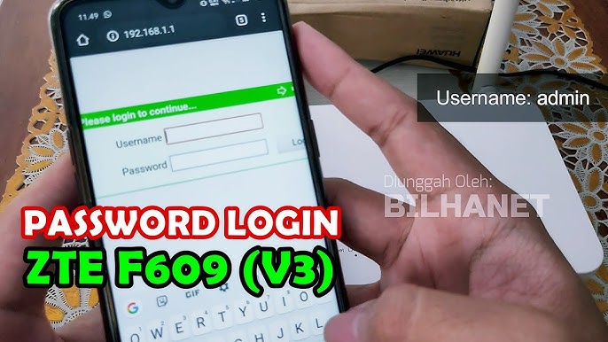 Password Admin Zte F609 V3 Terbaru 2021 Login Full Administator User Youtube