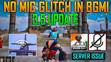 Finally Mic Glitch Solution In 3.5 Update | Server Problem In Bgmi | 73% Loading Stuck Problem