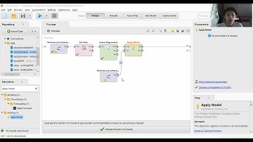 5. Menguji Data Testing Pizza 2 Variabel di RapidMiner