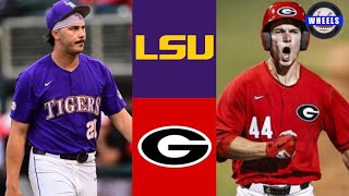 #5 LSU vs Georgia Highlights (Crazy Game!) | 2023 College Baseball Highlights