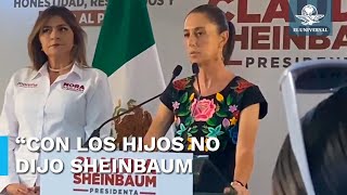 ¿Qué dice Sheinbaum sobre el video difundido del hijo de Xóchitl Gálvez?