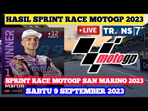 Hasil Sprint Race MotoGP San Marino 2023 | Sprint Race MotoGP 2023