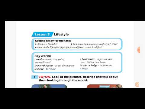 UNIT 3. LESSON 5. LIFESTYLE