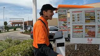 Powerade Cupholder, Whataburger Drive Thru, 6327 Stewart Rd, Galveston, Texas, 7 March 2024