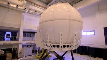 TREALITY Large Training & Simulation Dome (LTSD) on Motion for AW139