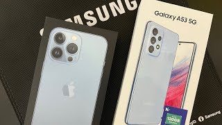 Unboxing Samsung A53 5G Awesome Blue Mirip Sierra Blue 13 Pro ?