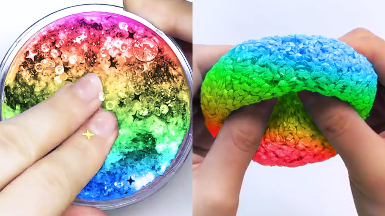 Relaxing Slime Compilation ASMR Oddly Satisfying Video - YouTube
