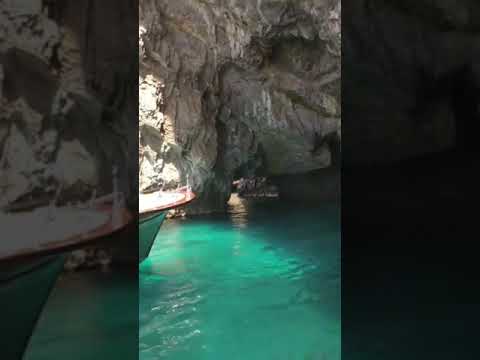 Video: Grotta Azzurra (Plava spilja) descrizione e foto - Montenegro: Herceg Novi