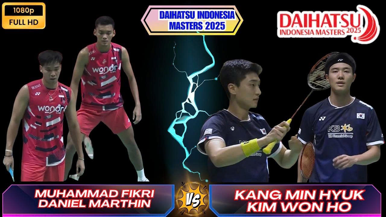 Kang Min Hyuk & Kim Won Ho vs Muhammad Shohibul Fikri & Daniel Marthin | Indonesia Masters 2025